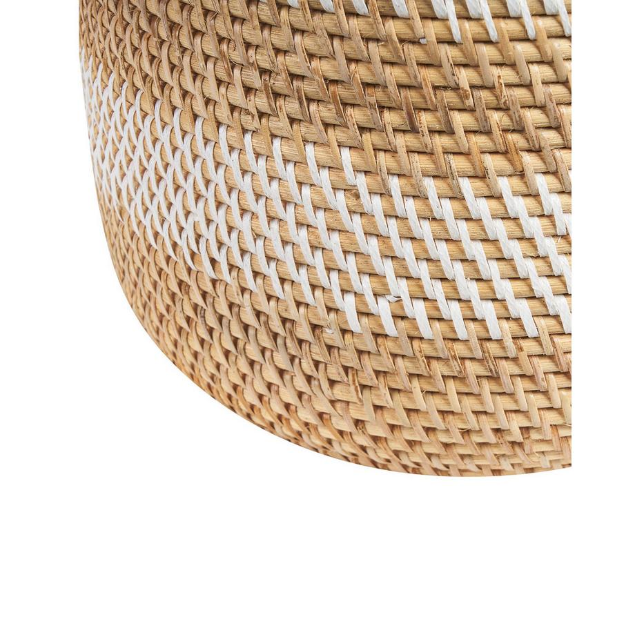 Beliani Vase décoratif en Rotin Boho RENUN  