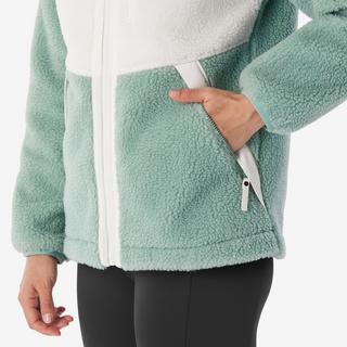 QUECHUA Giacca in Pile da Trekking con Cappuccio  