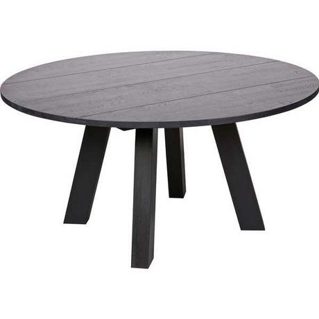 mutoni Tavolo da pranzo Rhonda rotondo 150x150 Blacknight (FSC)  