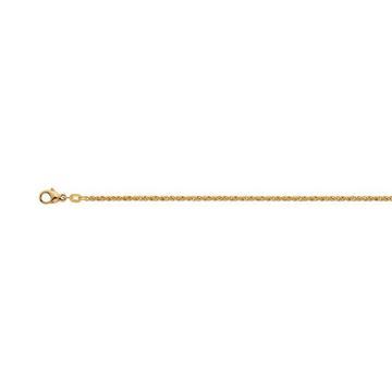 Collier Doppelanker Gelbgold 750, 2.3mm, 45cm