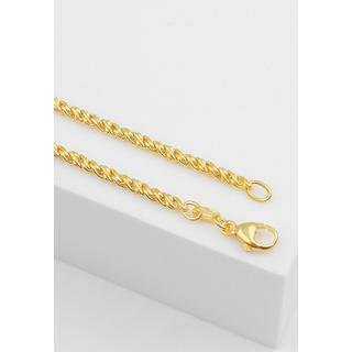 MUAU Schmuck  Collier Doppelanker Gelbgold 750, 2.3mm, 45cm 