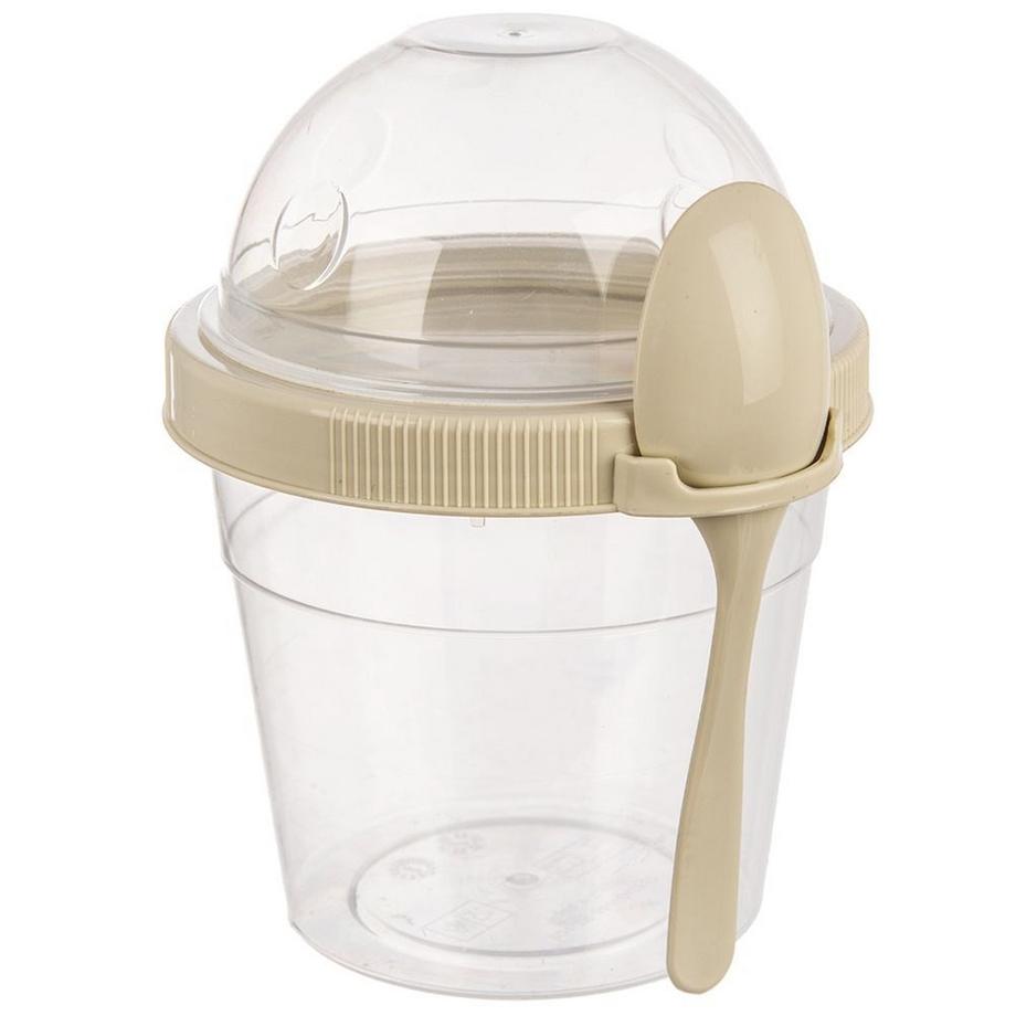 Orion  Contenitore per yogurt con coperchio, ciotola per cereali e cucchiaio 