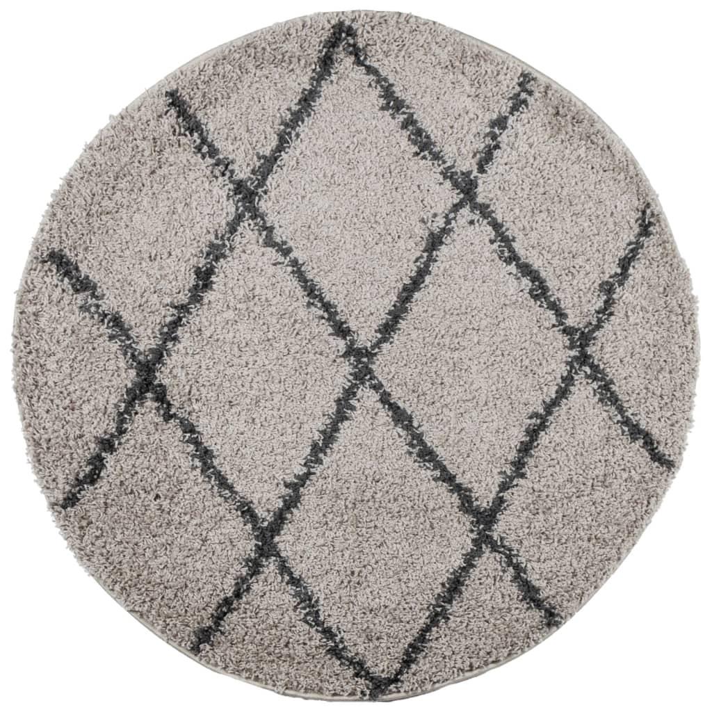 VidaXL Tapis shaggy polypropylène  