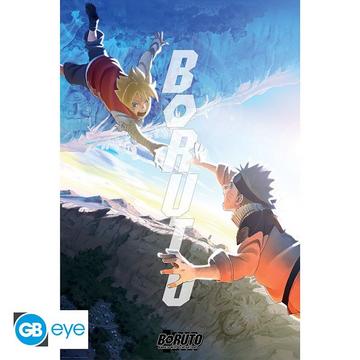 Poster - Roulé et filmé - Boruto - Boruto & Naruto