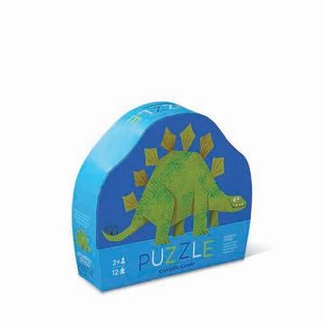 12 Teile, Mini Puzzle Dinosaurier
