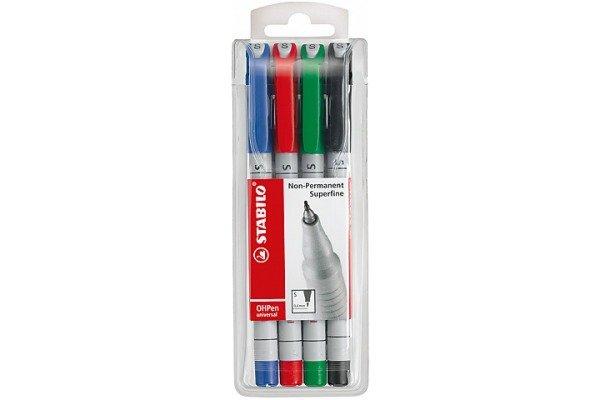 STABILO STABILO OHP Pen non-perm. S 851/4 4er Etui  