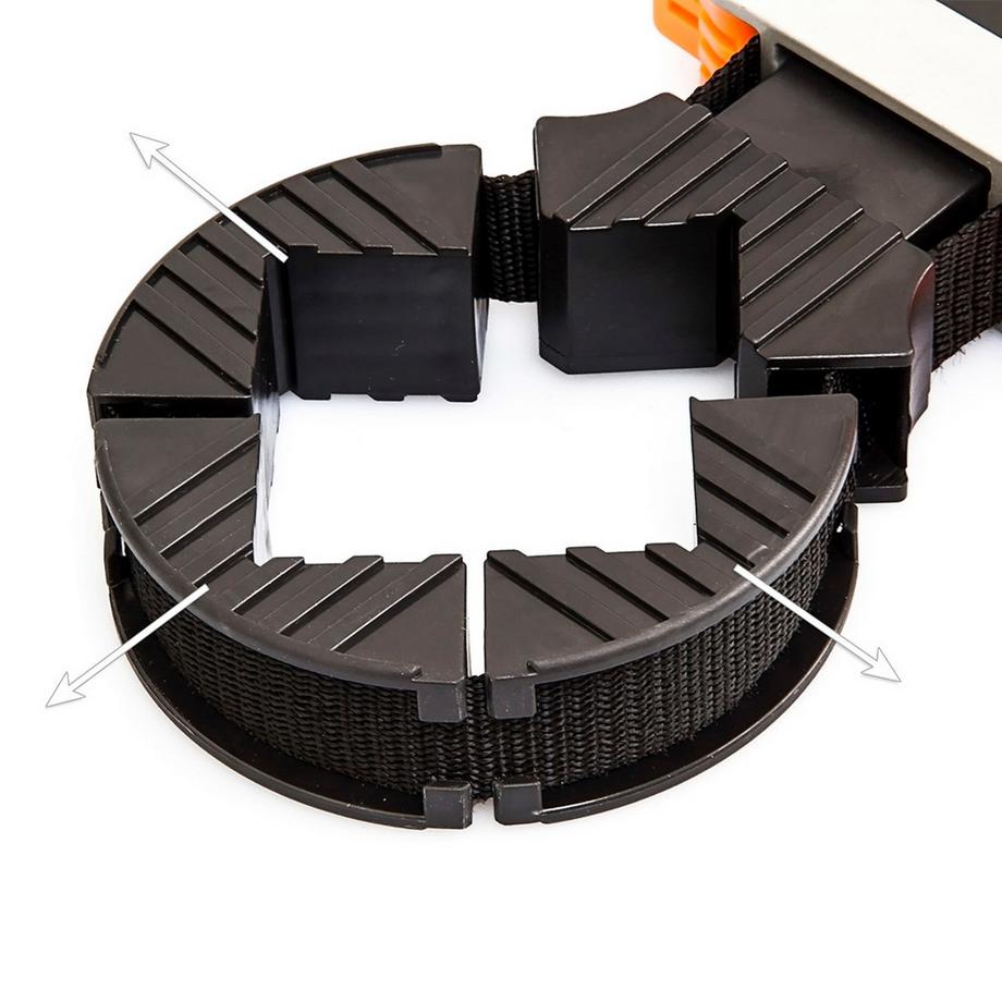 B2X Morsetto per telaio con ganasce 4m  