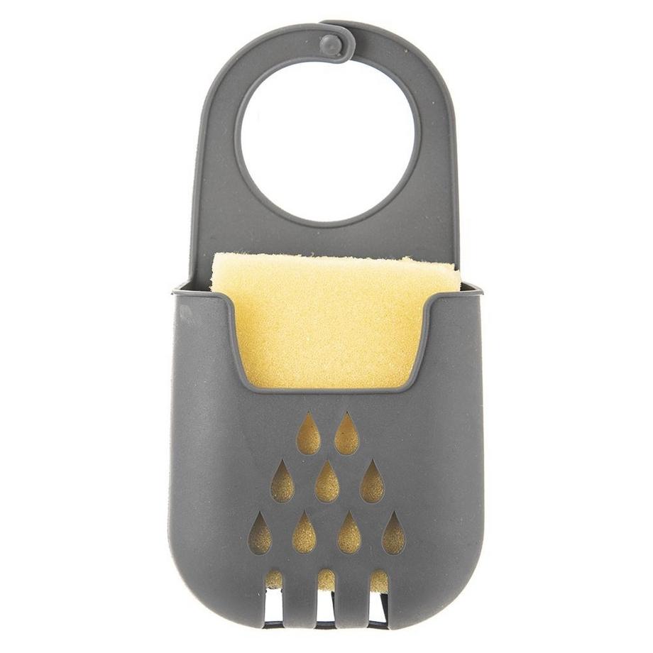 B2X  Geschirrhalter mit Schwamm für sauberes Spülbecken 