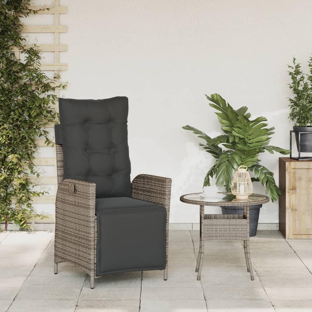 VidaXL Gartensessel verstellbar poly-rattan  