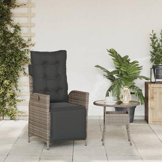 VidaXL Gartensessel verstellbar poly-rattan  