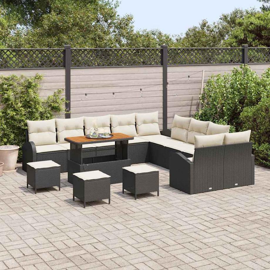 VidaXL Set Divano da Giardino Polyrattan  