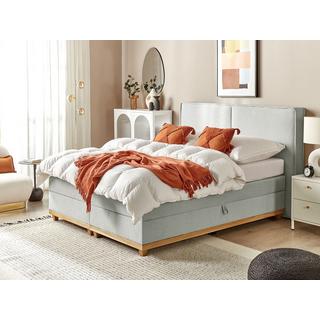 Beliani Letto boxspring en Poliestere Moderno DYNASTY  