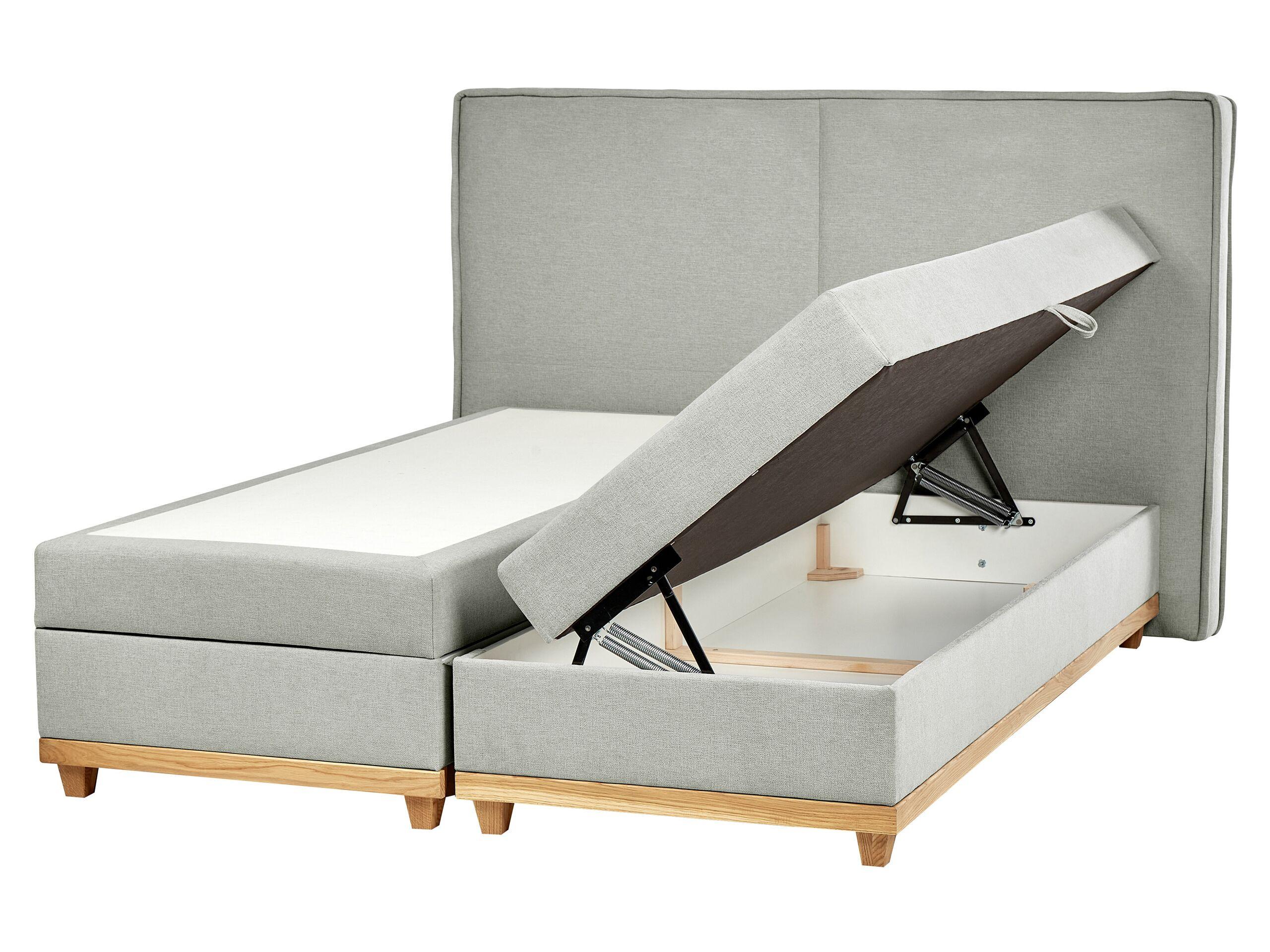 Beliani Letto boxspring en Poliestere Moderno DYNASTY  