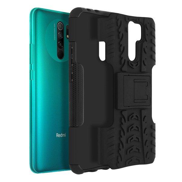 Avizar  Coque Xiaomi Redmi 9 Antichoc + Béquille 