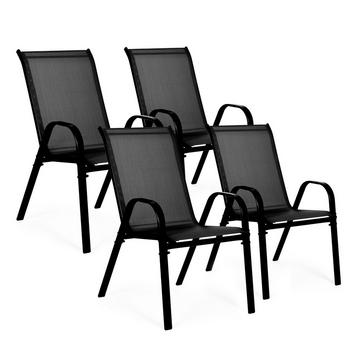 Lot de 4 chaises de jardin