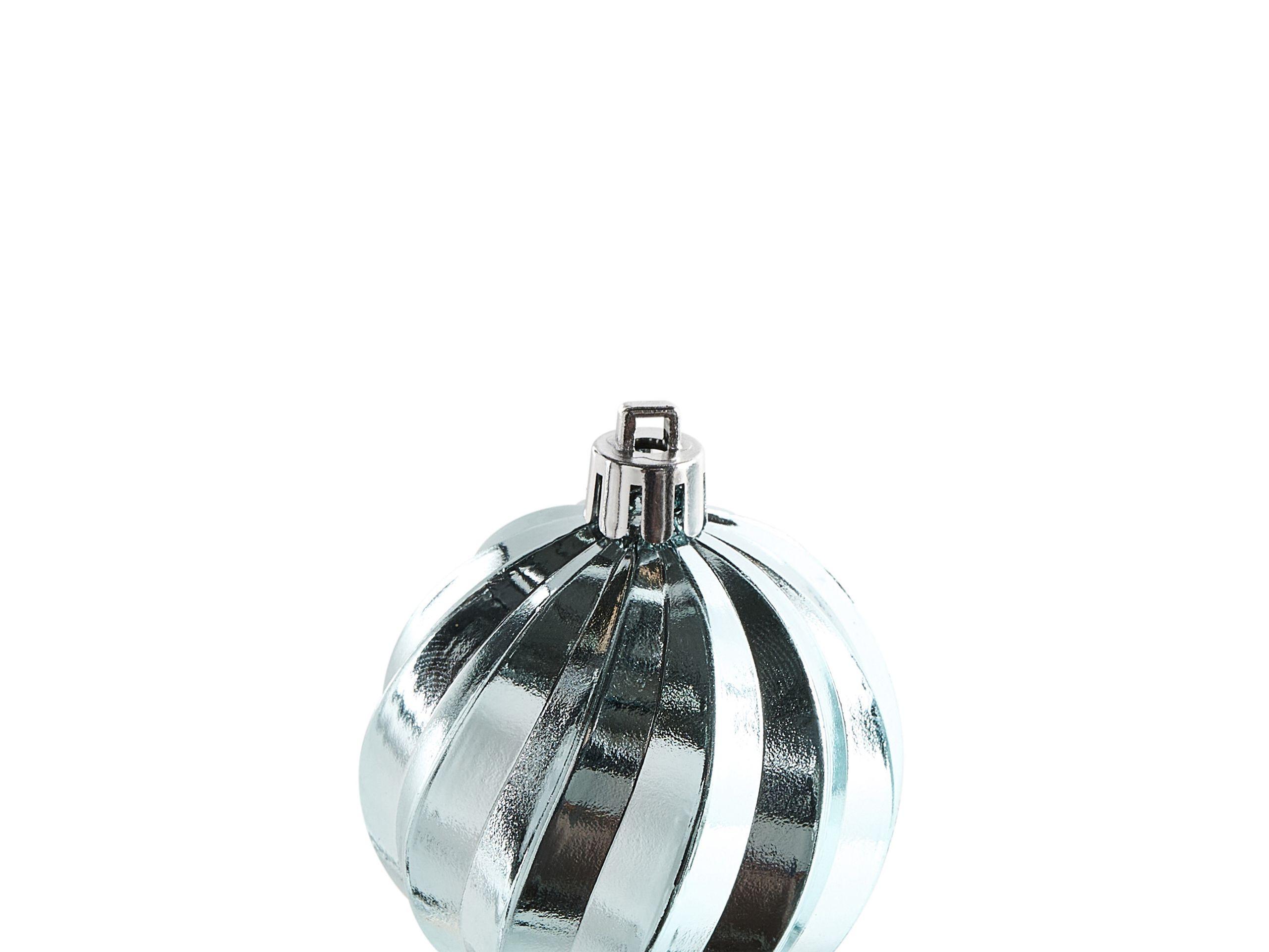 Beliani Set di 96 palline decorative en Materiale sintetico Classico PIELINEN  