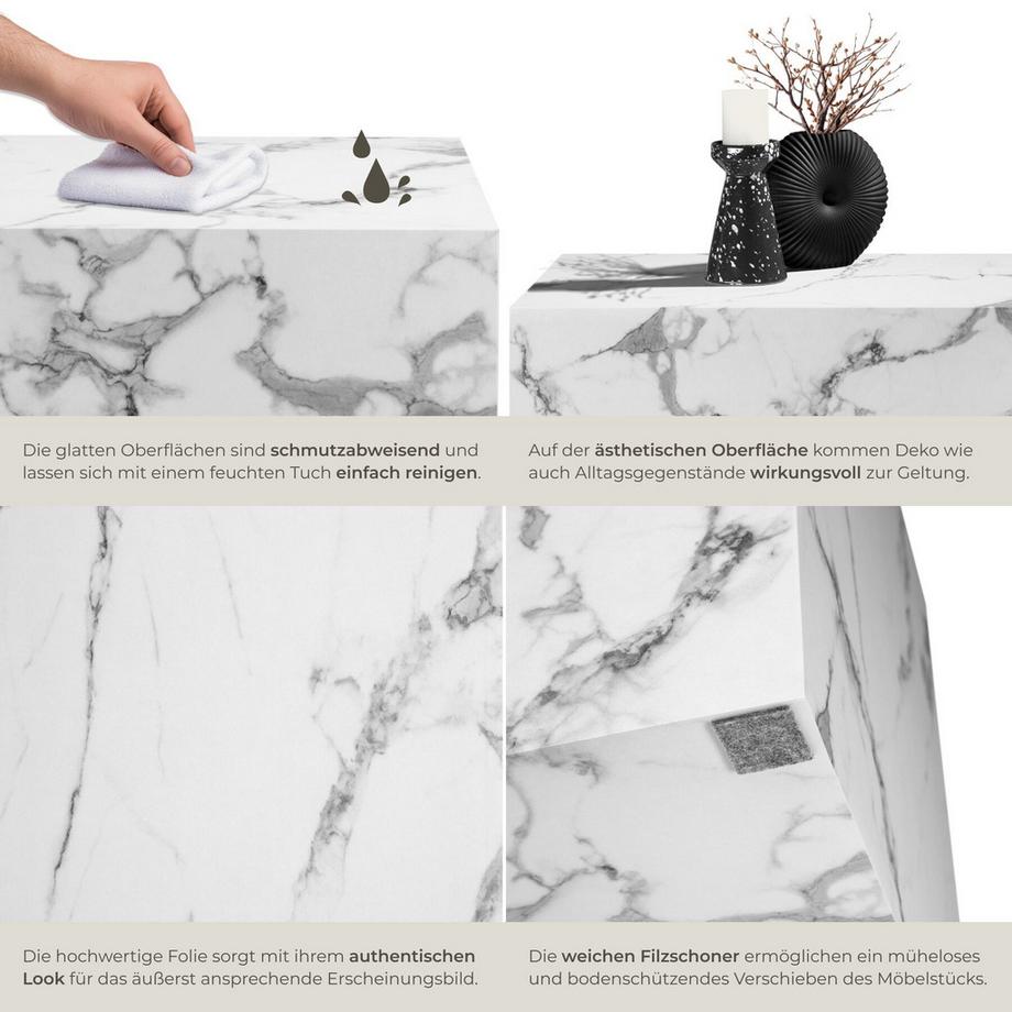 Tectake Table basse LASLEY design minimaliste  