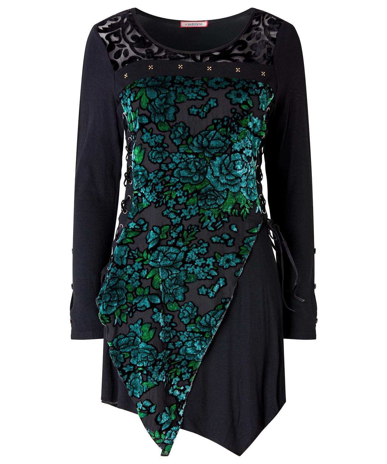 Joe Browns Tunica in jersey devoré  