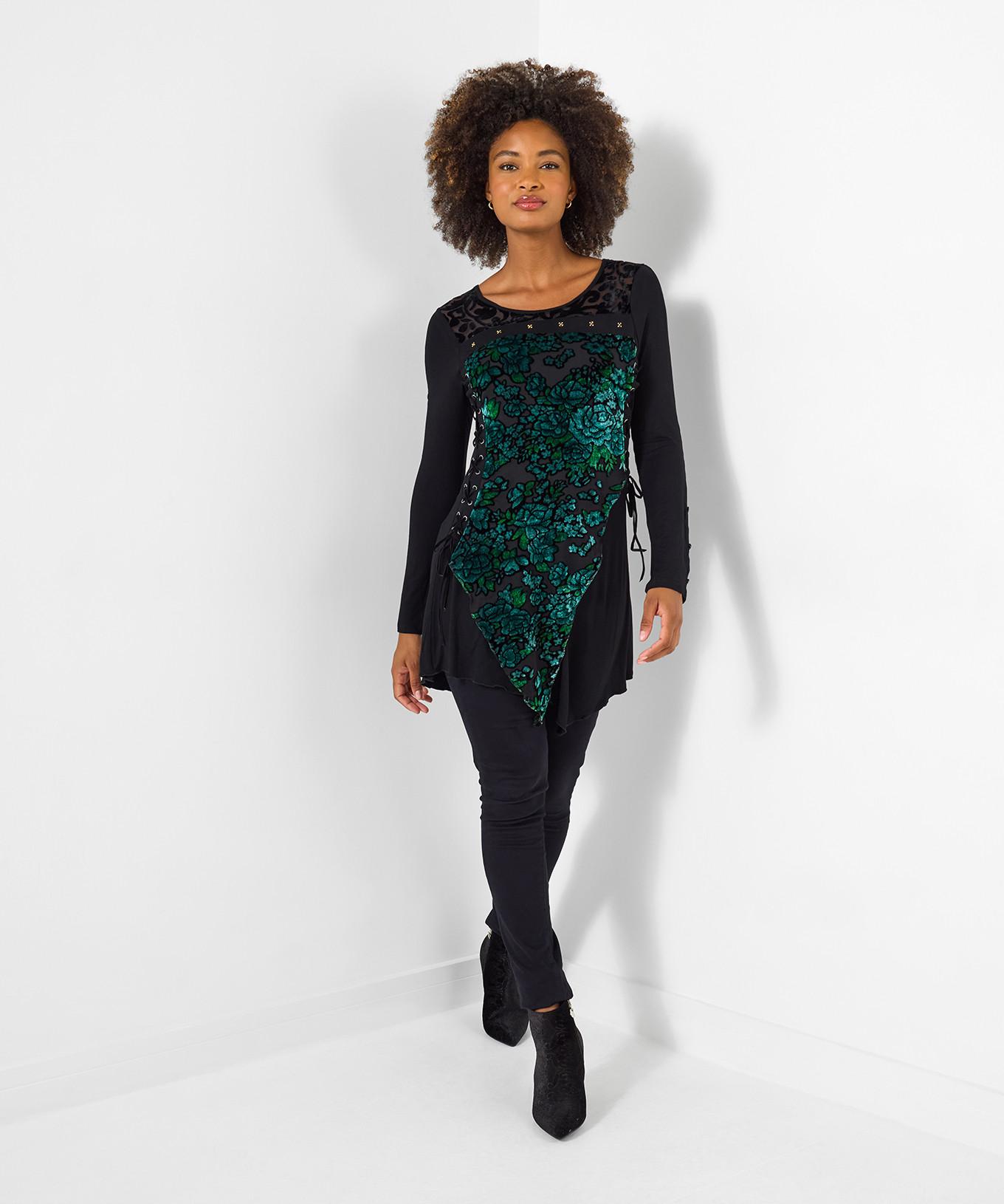 Joe Browns Tunica in jersey devoré  