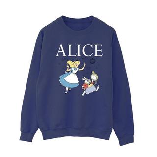 Disney  Alice In Wonderland Follow The Rabbit Sweatshirt 