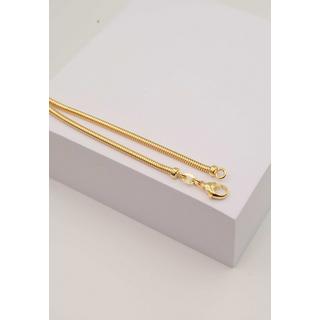 MUAU Schmuck  Collier Schlange Gelbgold 750, 2.4mm, 42cm 