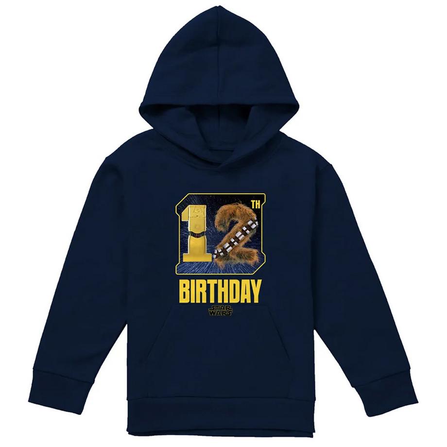 Sweat À Capuche 12ème Anniversaire Motif C3po Et Chewbacca