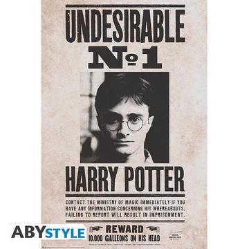 Poster - Gerollt und mit Folie versehen - Harry Potter - Undesirable N�1