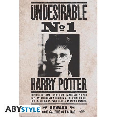 Abystyle Poster - Gerollt und mit Folie versehen - Harry Potter - Undesirable N°1  