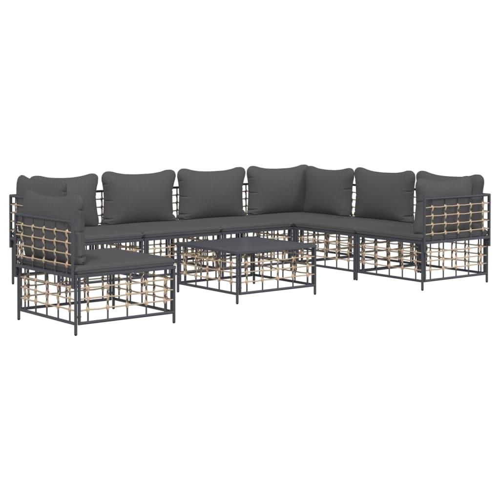 VidaXL Garten lounge set poly-rattan  