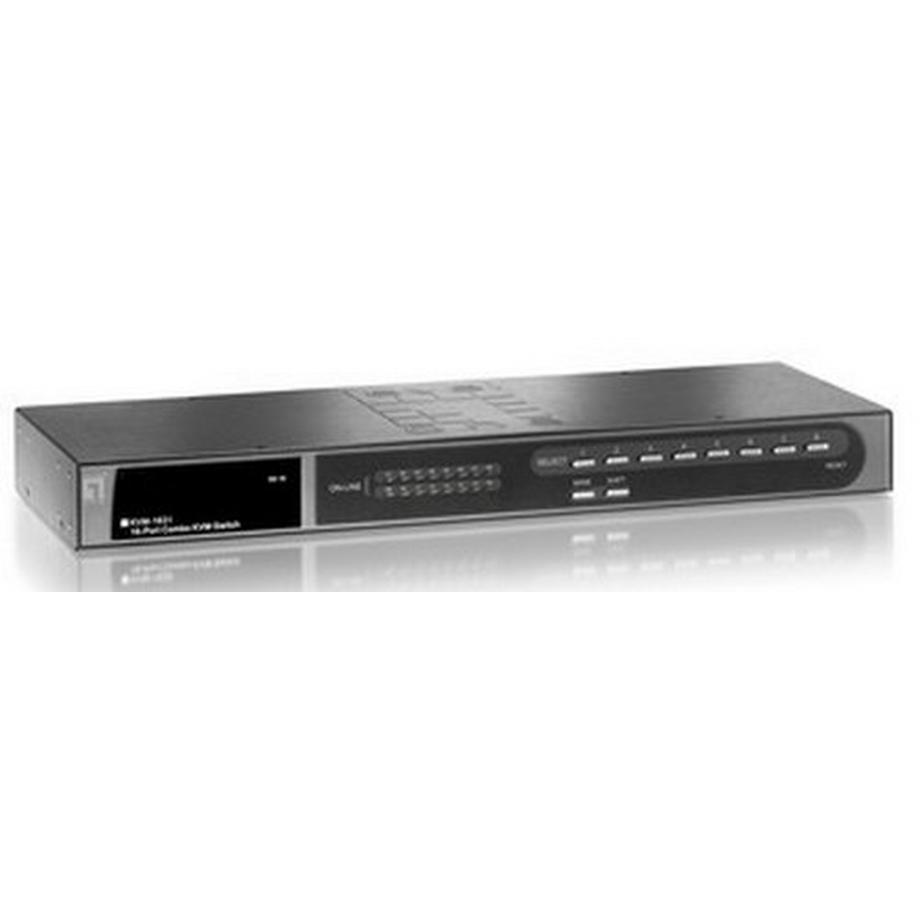 LevelOne  LevelOne 16-Port Combo KVM Switch mit Erweiterungs-Slot 