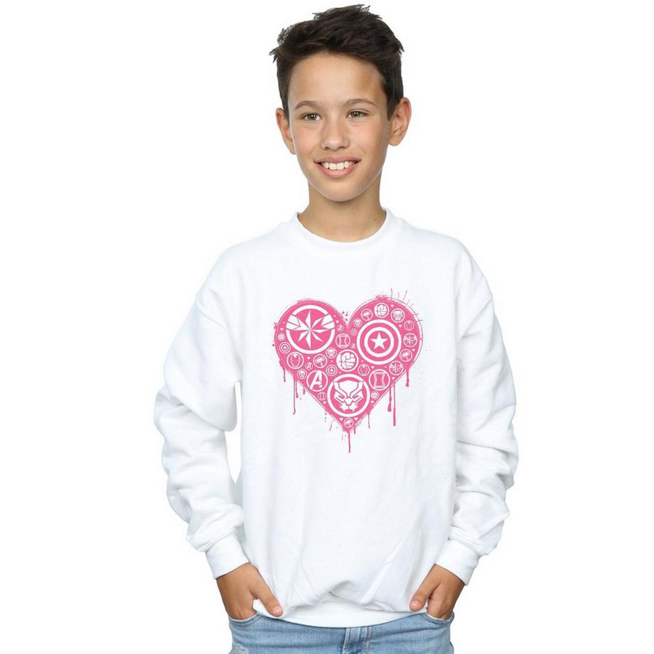 MARVEL  I Heart Avengers Sweatshirt 