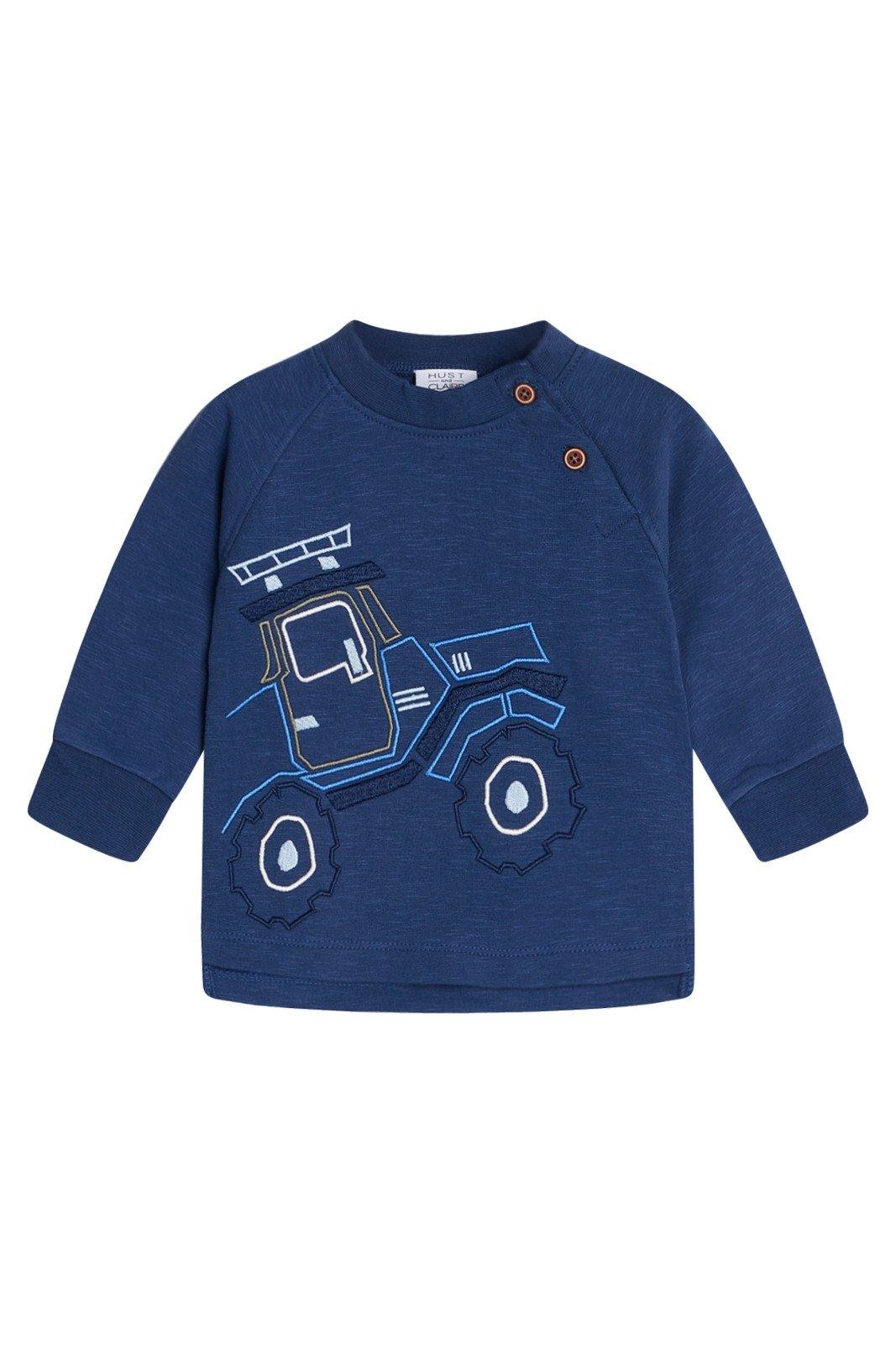 Hust and Claire  Baby Pullover Aslak Blue Moon 