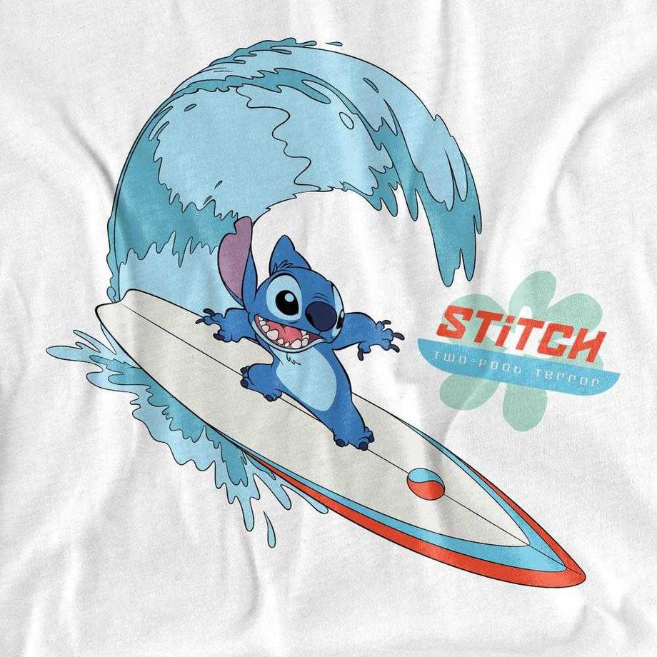 Lilo & Stitch  T-ShirtMotiftyle Grosse Vague Et Surf 