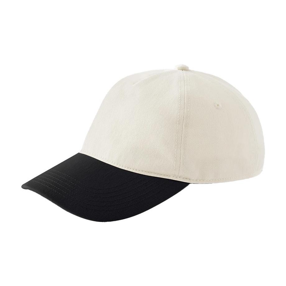 Beechfield Cappellino da Baseball Leisure con Picco di Contrasto  