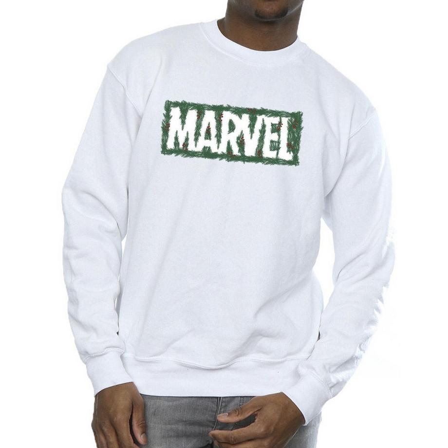 MARVEL Logo Sweatshirt Col Rond  