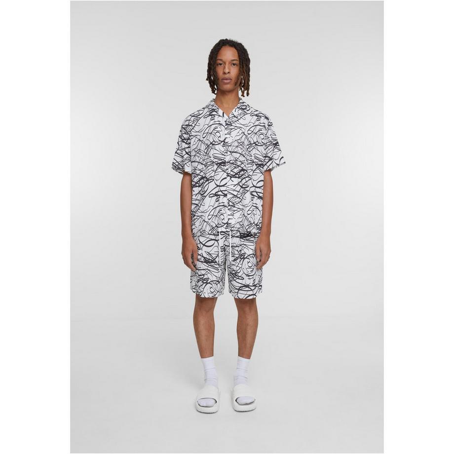 URBAN CLASSICS Camicia Viscose AOP Resort  