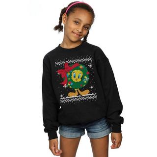 LOONEY TUNES  Tweety Pie Christmas Fair Isle Sweatshirt 