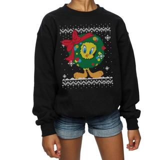 LOONEY TUNES  Tweety Pie Christmas Fair Isle Sweatshirt 