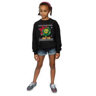 LOONEY TUNES  Tweety Pie Christmas Fair Isle Sweatshirt 