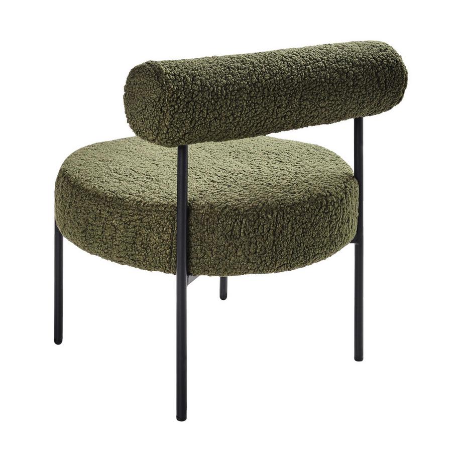 Beliani Sessel aus Bouclé Retro ALPHA  