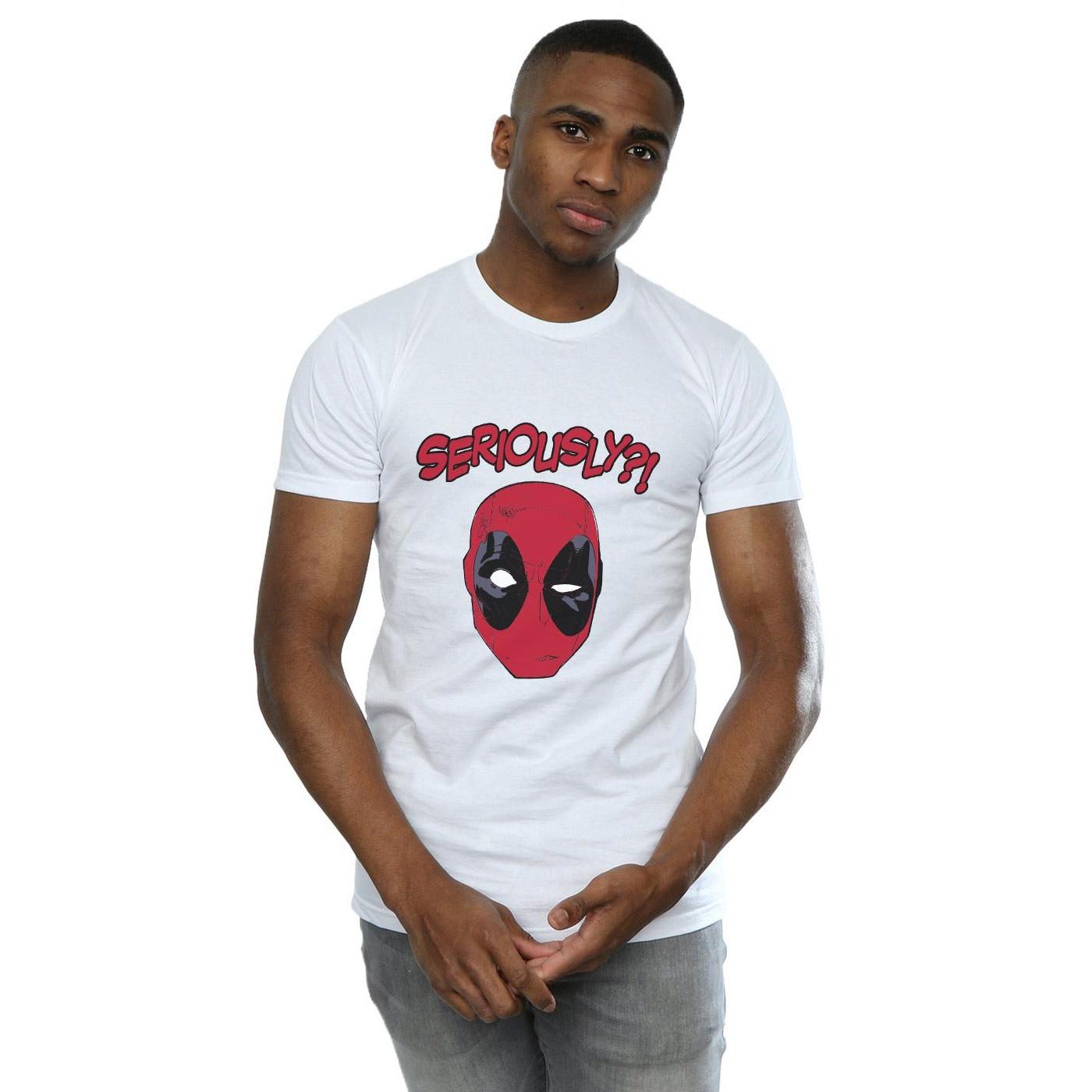 Deadpool Seriously T-Shirt Imprimé Graphique  