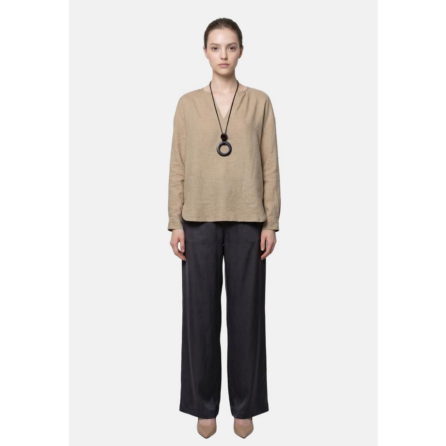 Roberta Rossi Blusa a maniche lunghe con scollo a V  