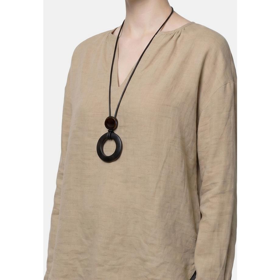 Roberta Rossi Blusa a maniche lunghe con scollo a V  
