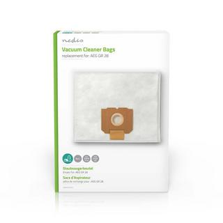 Nedis Sacchetto per aspirapolvere | 4 pz. | Sintetico | Più venduto per: AEG | Bianco  