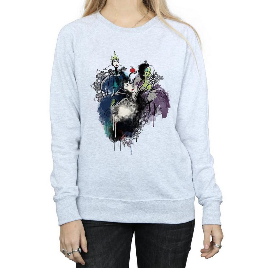 Disney Villains Felpa con Stampa Grafica  