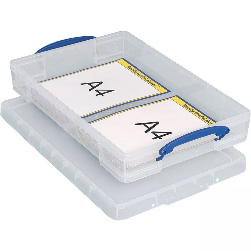Really Useful Clear Plastic Storage Box 10 Litre NWT2606
