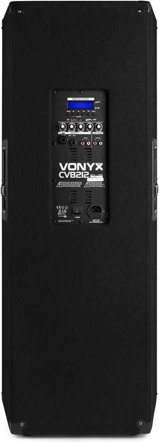 Vonyx  CVB212 2x12 PA-Lautsprecher, aktiv, 1200W 