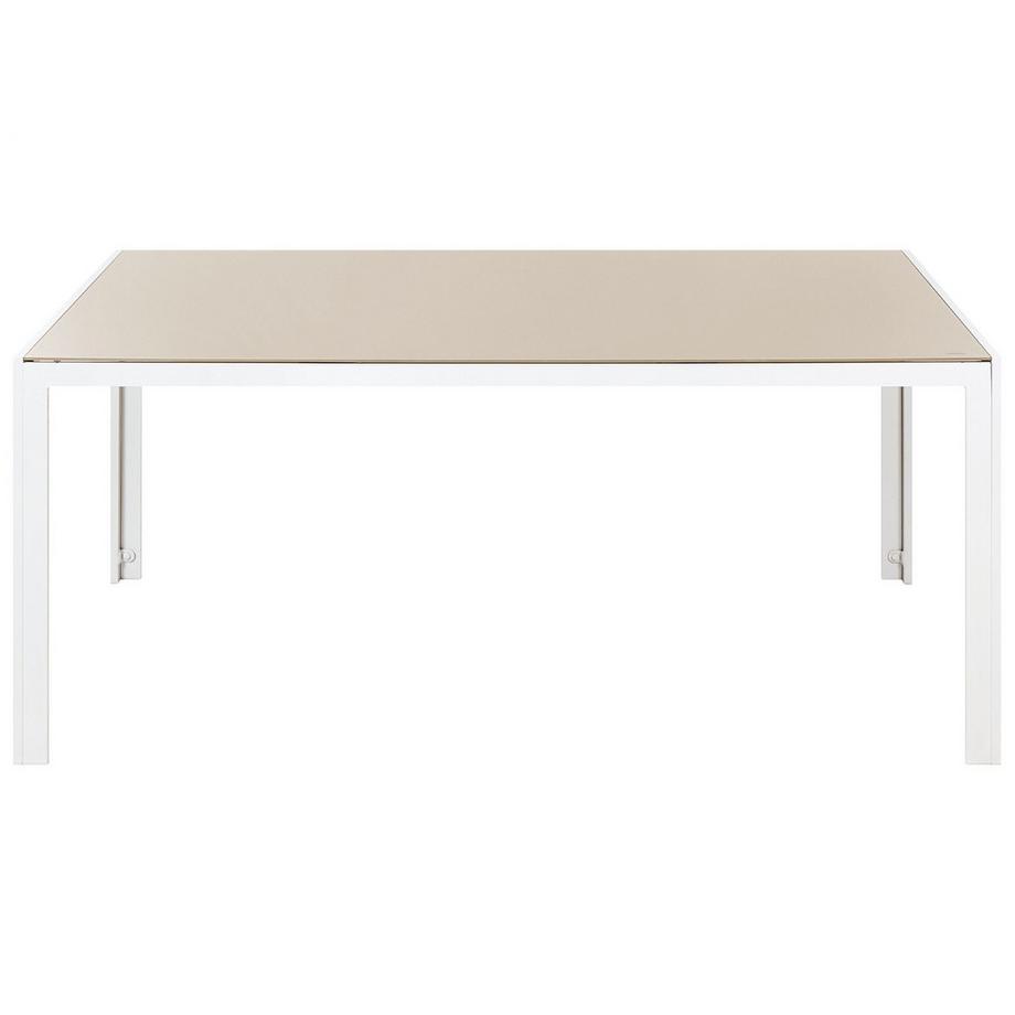 Beliani Table de salle à manger de jardin en Verre de sécurité Moderne CATANIA  