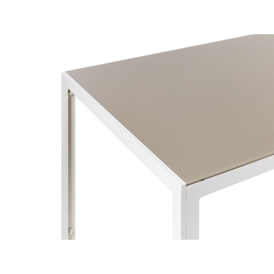 Beliani Table de salle à manger de jardin en Verre de sécurité Moderne CATANIA  