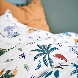 La Redoute Intérieurs Petite Jungle Bio-Baumwolle Fixleintuch  